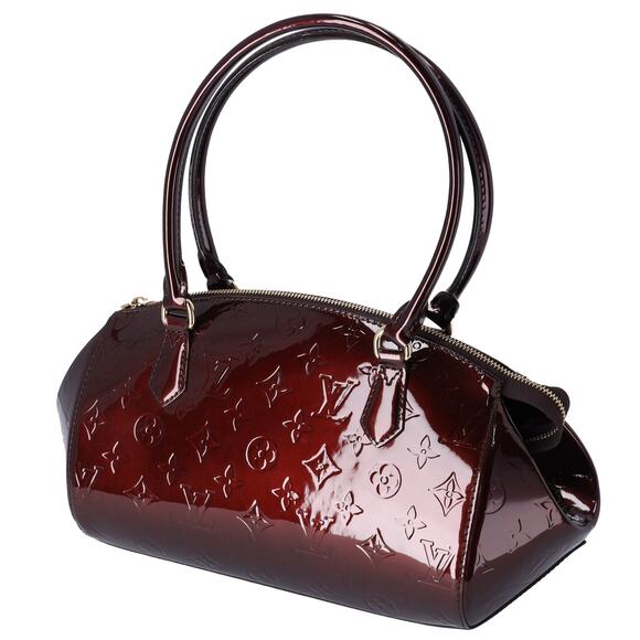 Louis Vuitton Sherwood PM Monogram Vernis Shoulder Bag M91493 Amarante - Picture 1 of 8
